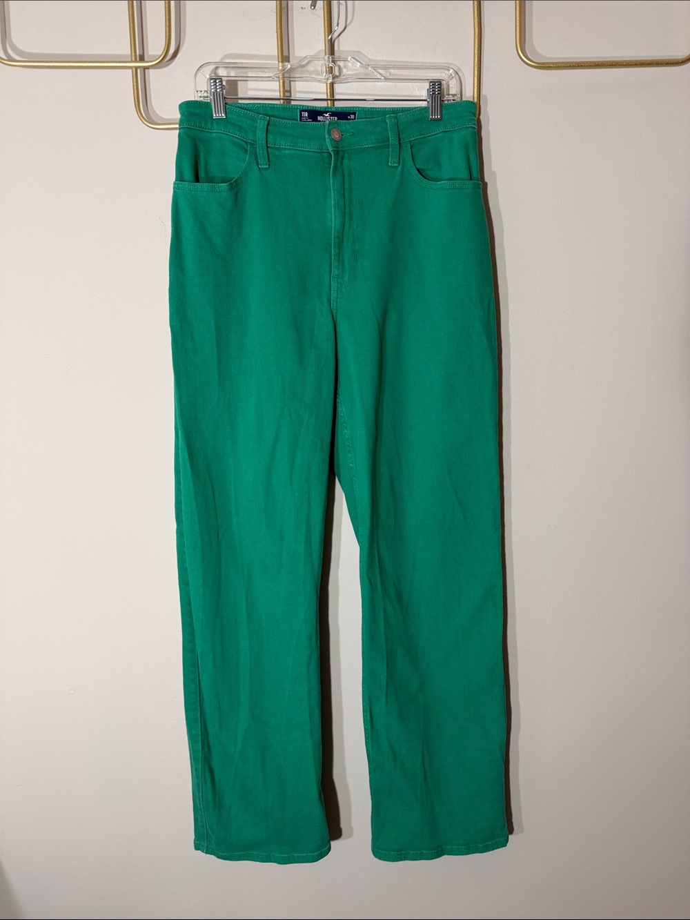 Size 11 Hollister Green Ultra High Rise Dad Jean
